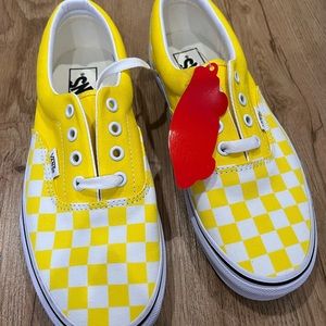 Yellow checkers vans